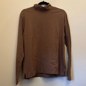 Woolrich Women’s Multicolor Striped Turtleneck Size XL Cotton‎ Spandex
